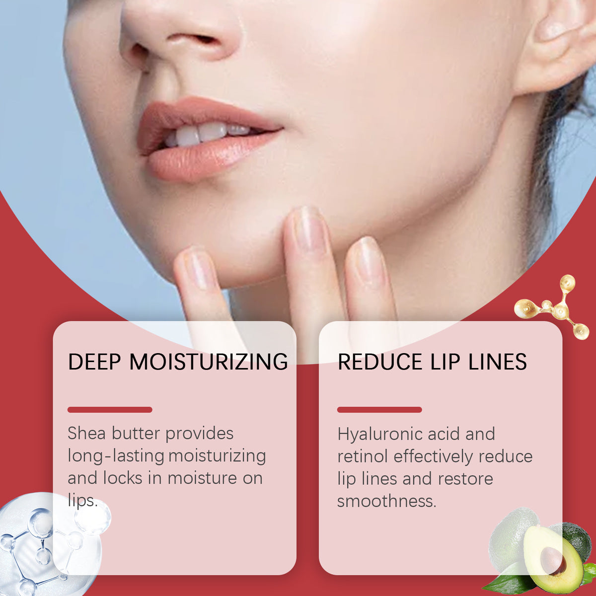 Lip Lines Repair Cream - Fade Lip Line Wrinkles, 20g