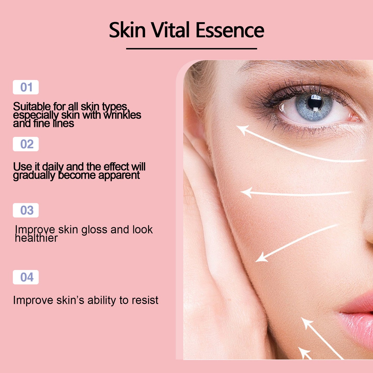 Anti-Wrinkle Facial Serum with Hyaluronic Acid - 30ml