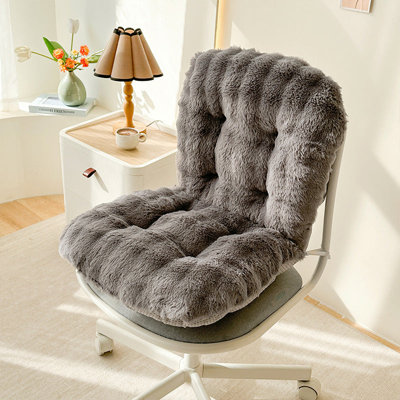 Winter Soft Office Chair Seat Cushion for Long Hours Comfort - Multi-Color