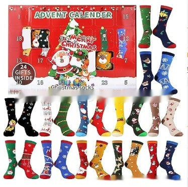 Mini Christmas Socks Blind Box Decorations - Festive Holiday Party Supplies
