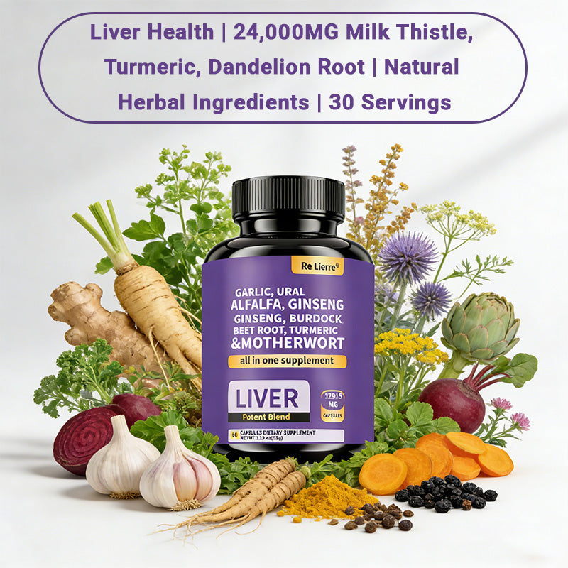 Milk Thistle & Herbal Complex Supplement - 60 Capsules