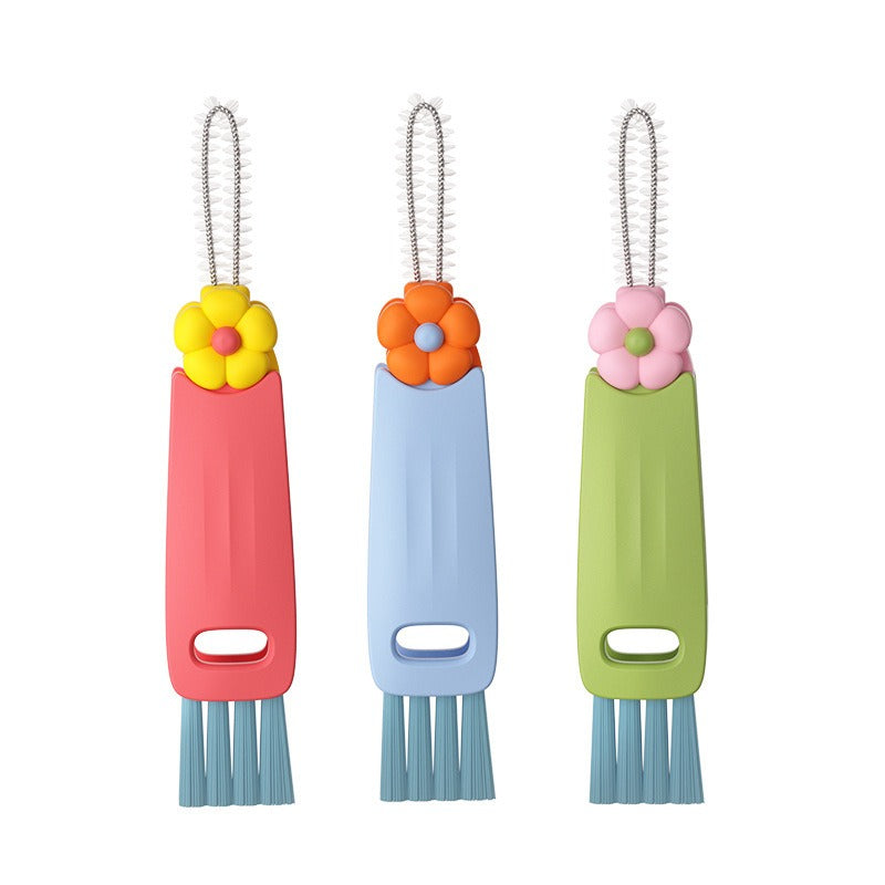 3PCS Multifunctional Bottle Cleaning Brush Set for Tight Gaps