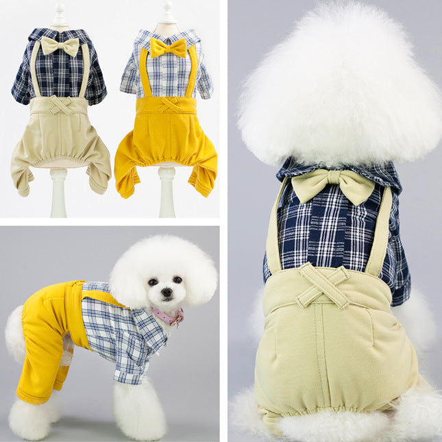 Dog Clothes Spring and Summer Pet Tops Cotton Apparel for Dogs