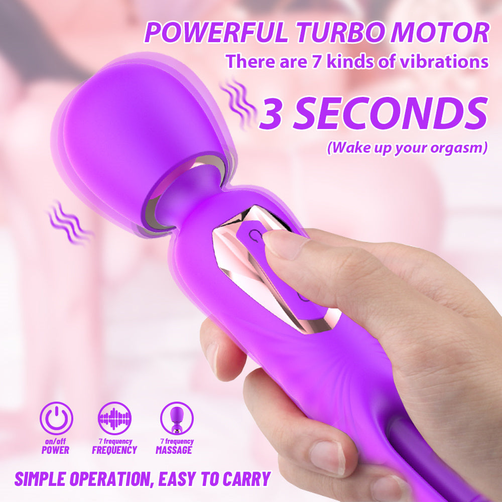 Couple's Slap Vibrator - 7 Slap & 10 Vibration Modes, G-Spot Dildo