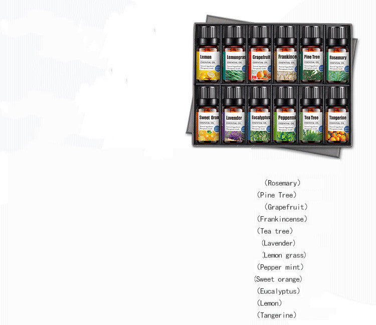 Essential Oil Set 12pcs 5ml Aromatherapy