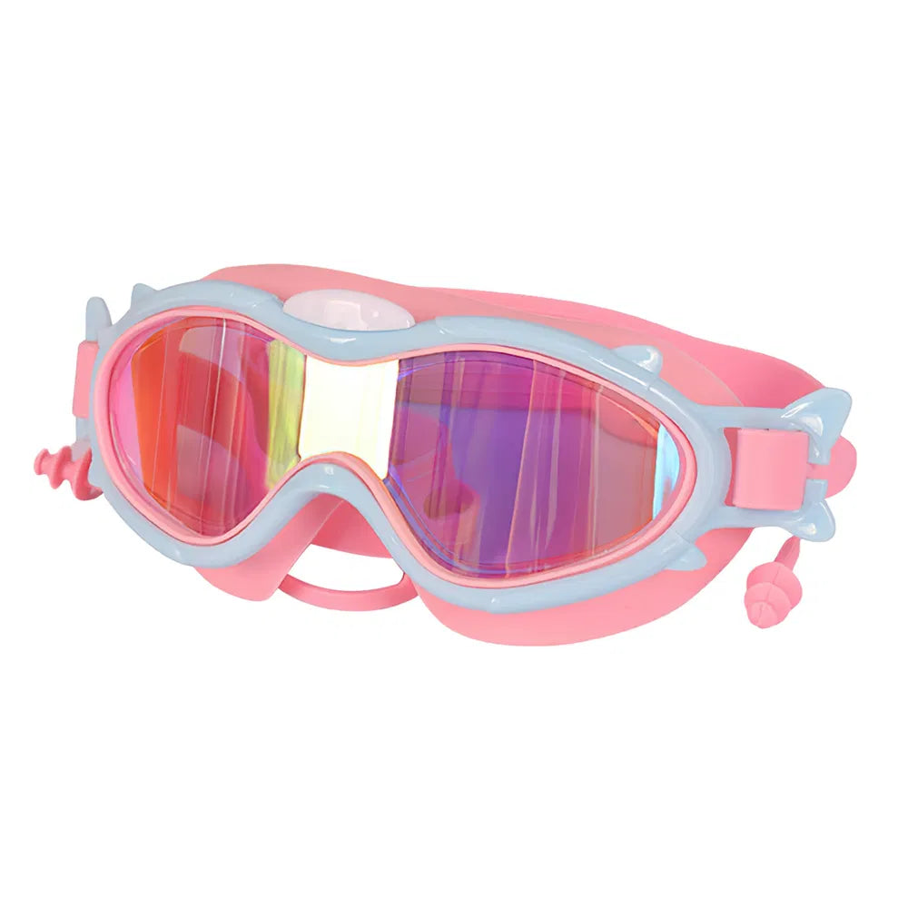 Kids Swim Goggles with Ear Plugs - Anti-Fog UV Protection