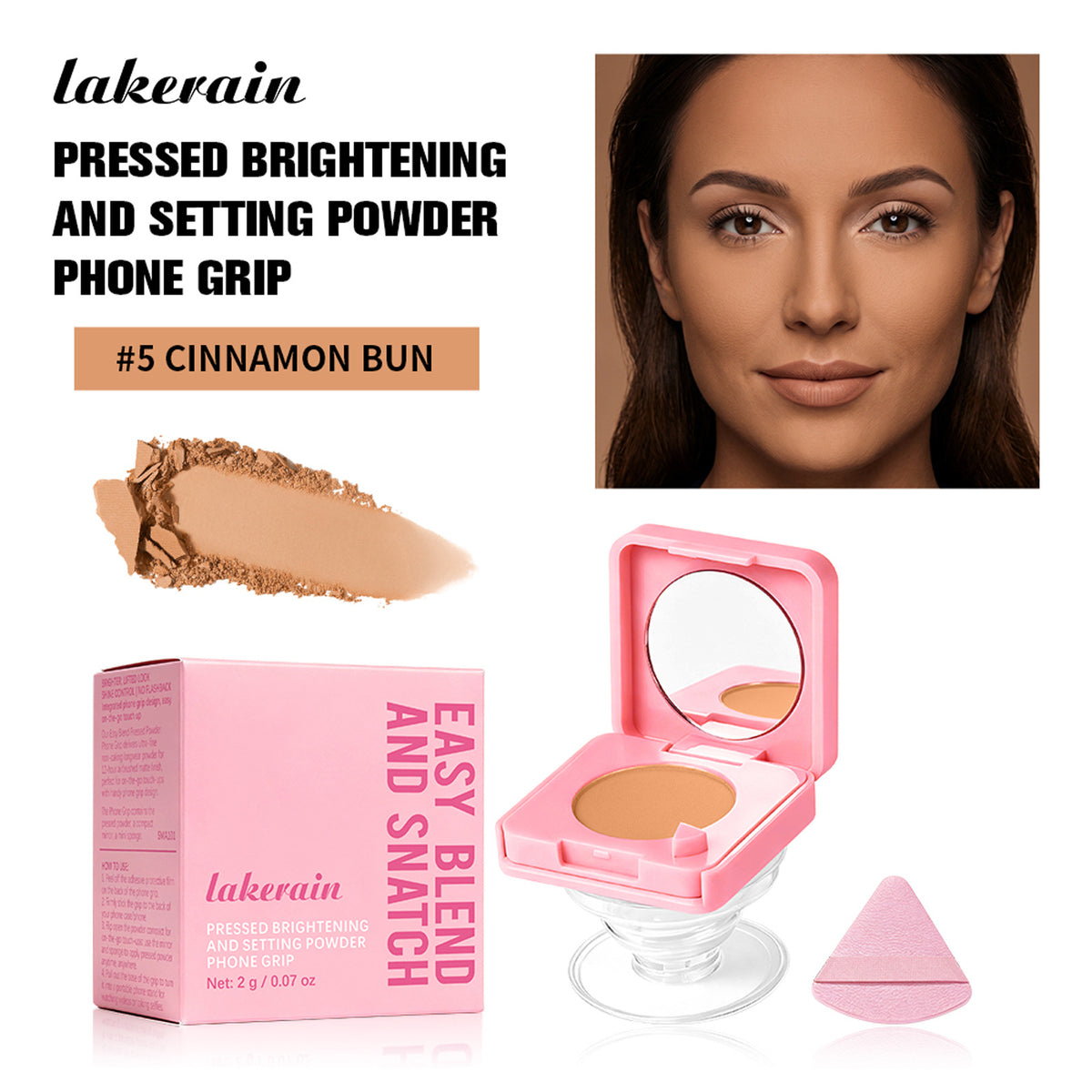 Baked Setting Powder Compact - All Colors & Sizes for Flawless Skin
