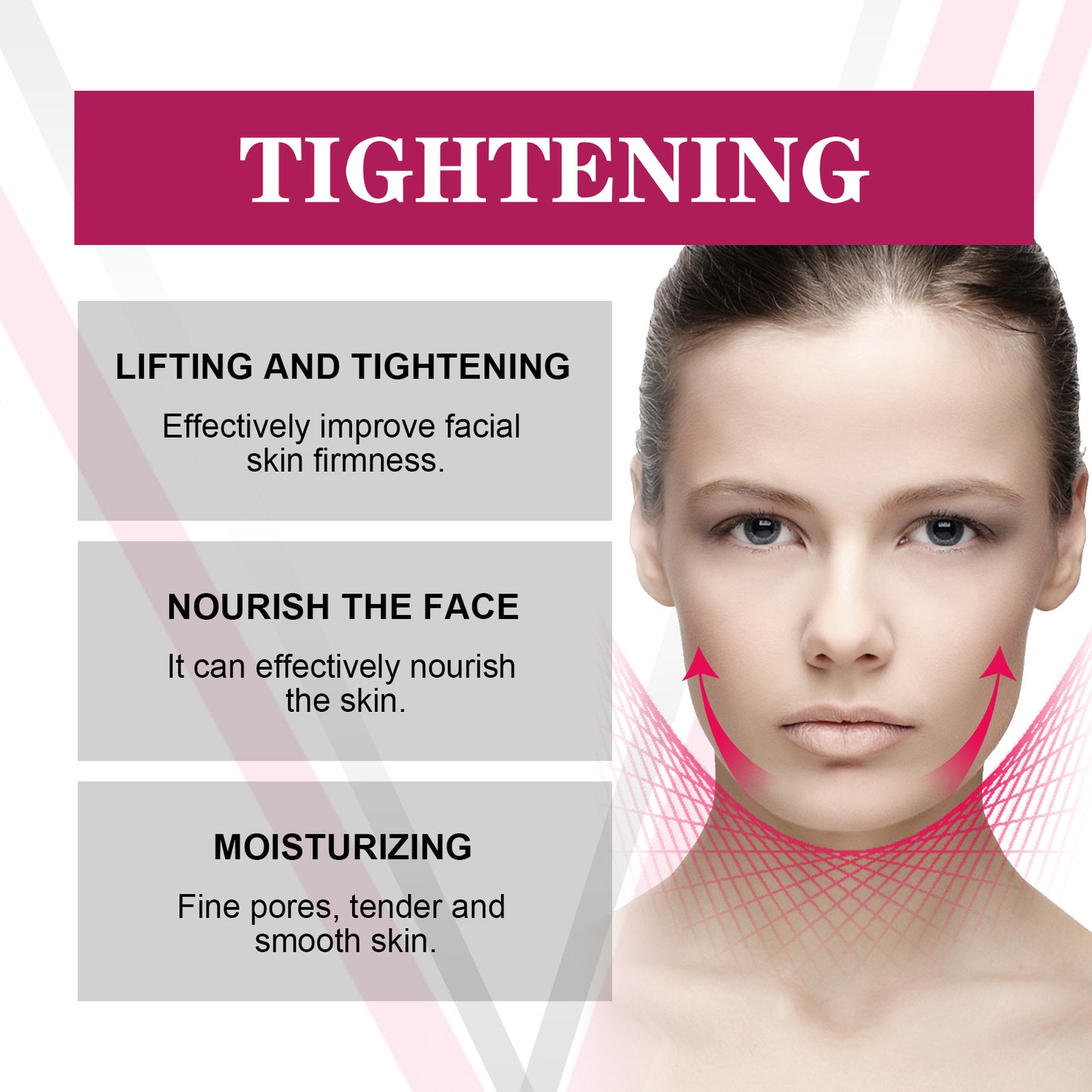 V Face Firming Contour Lifting Cream for Facial Shaping - 20g Anti-Aging