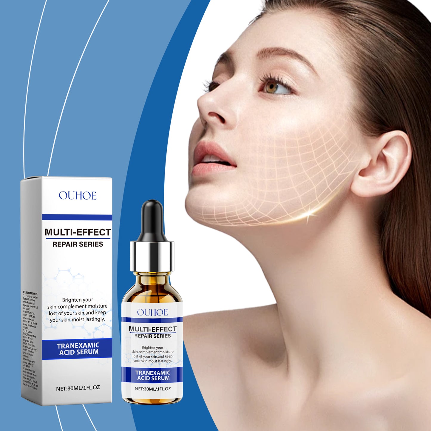 Brightening Facial Essence - 30ml Dark Spot Corrector & Skin Repair Serum