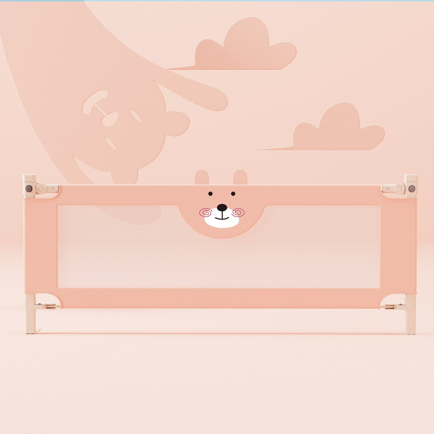 Drop-Resistant Baby and Toddler Bed Rail - Safety Guard for Cribs & Beds