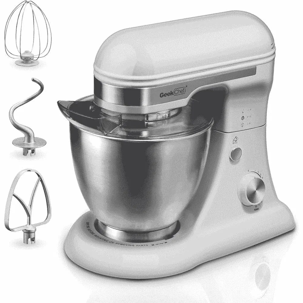 Electric Stand Mixer 4.8QT with 12 Speed Tilt-Head Dough Whisk Beater Bowl