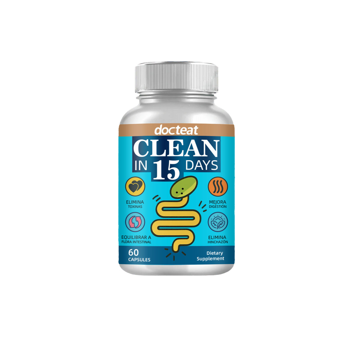 Intestinal Cleaning Capsules - 60 Count