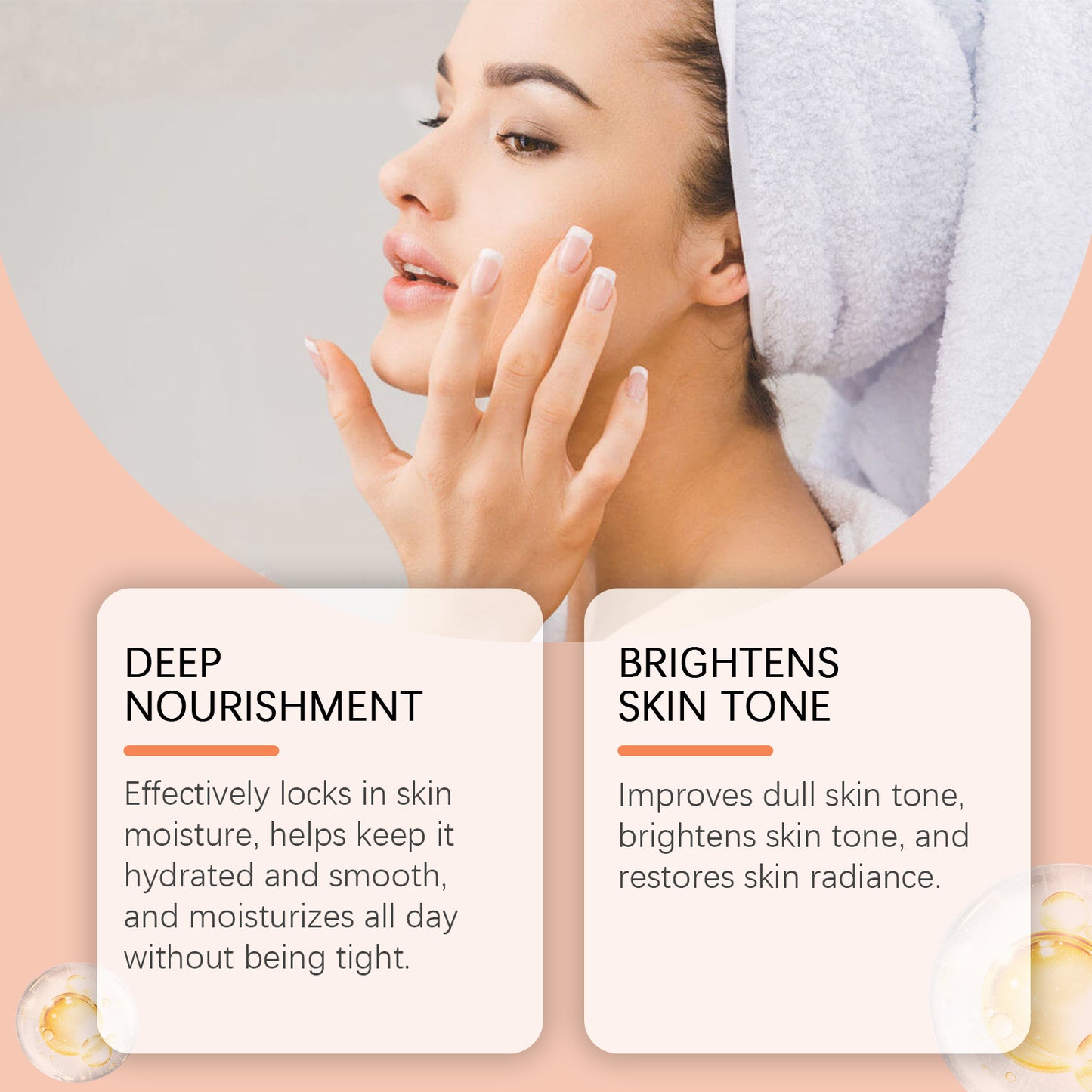 Brightening Moisturizing Facial Cream with Niacinamide & Citrus Oil