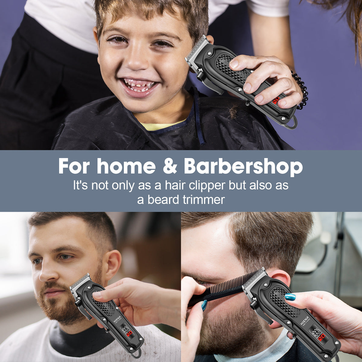 Retro Electric Barber Razor Set for Hair & Skin Grooming