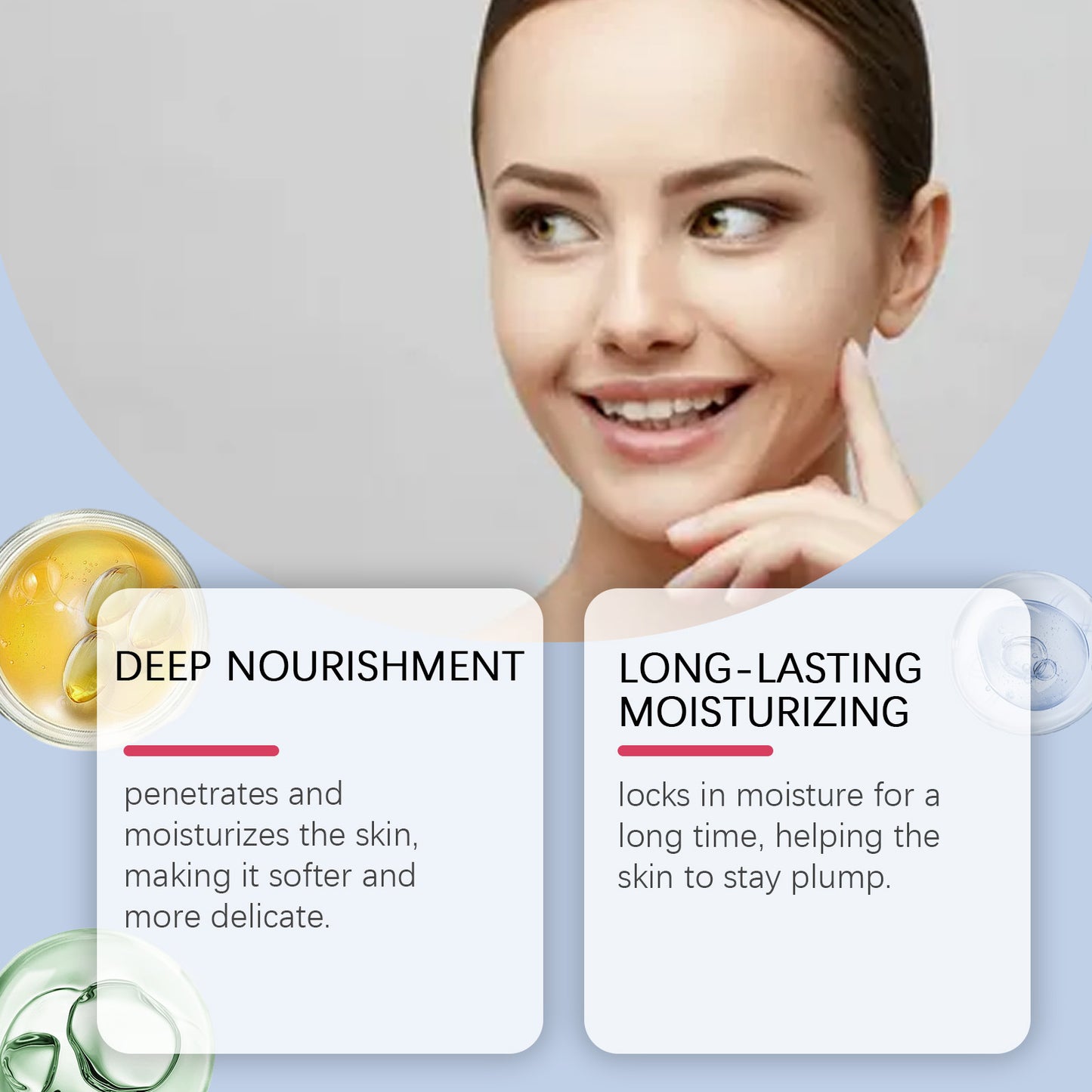 Deep Nourishing Moisturizing Facial Mask - Hydrating Skin Care Pack