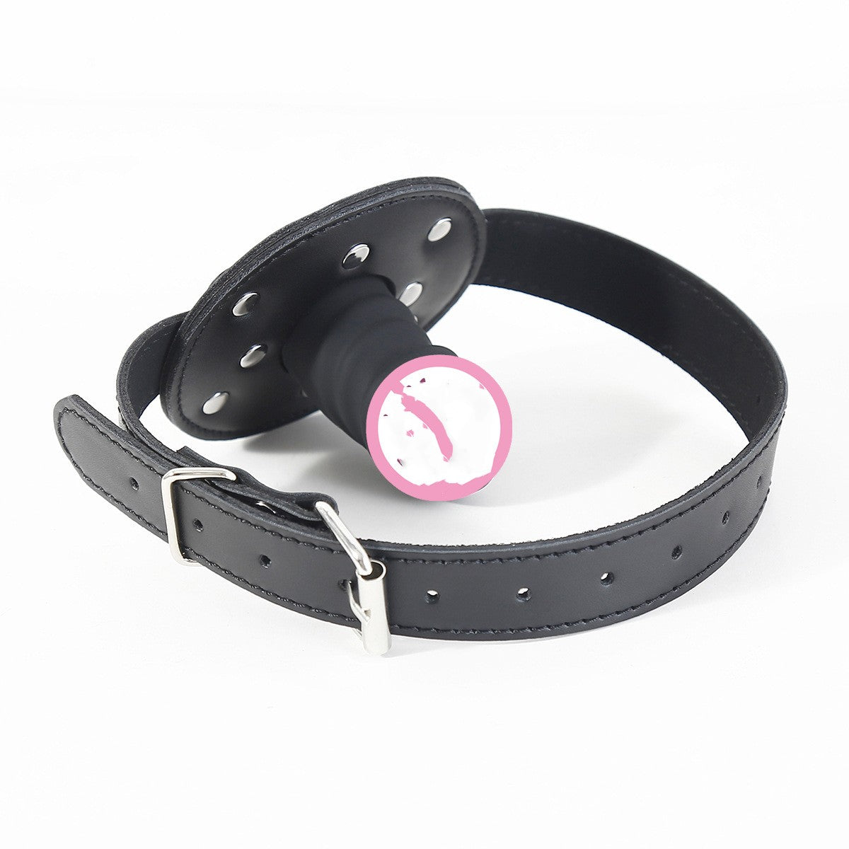 Black Leather Couple Props for Adult Wellness, Multiple Sizes