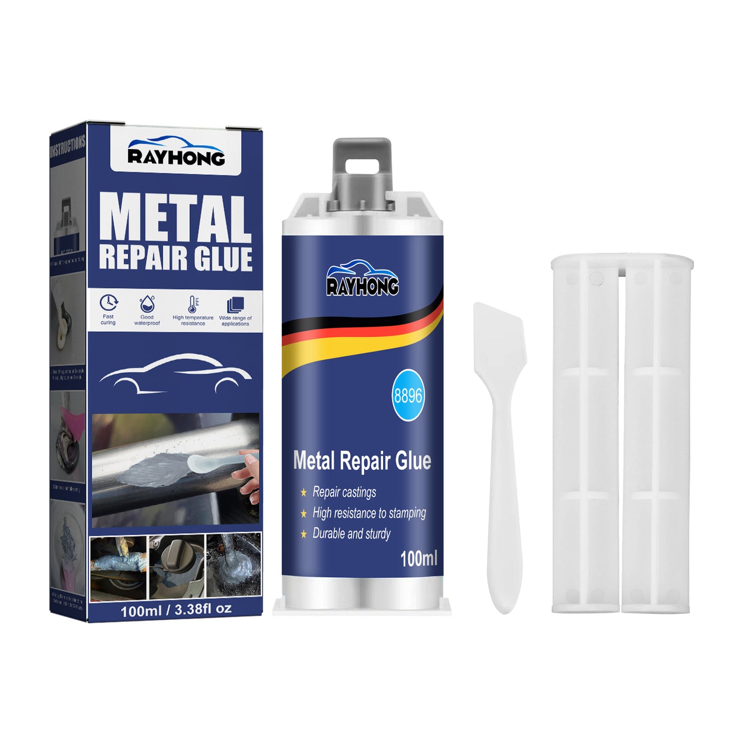 Metal Casting Adhesive 100ml Set for Industrial & DIY Use