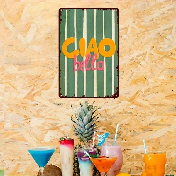 Metal Tin Sign Wall Decoration - 20 cm x 20 cm