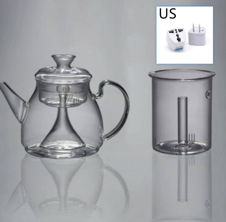 Large Capacity Glass Steam Teapot for Home Brewing - 1.5L