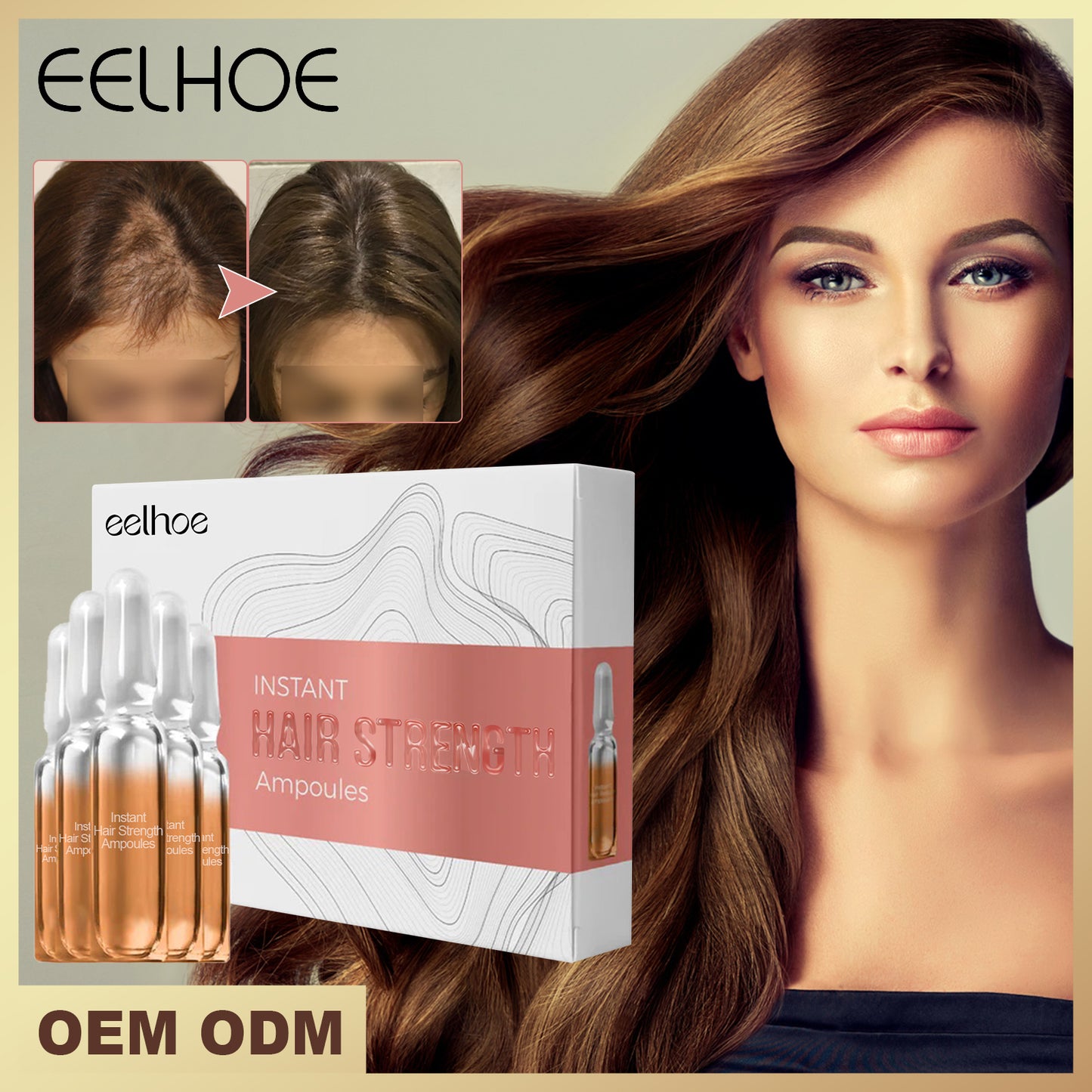 Hair Root Ampoule Set - Strengthening Hair Care 7 Pieces