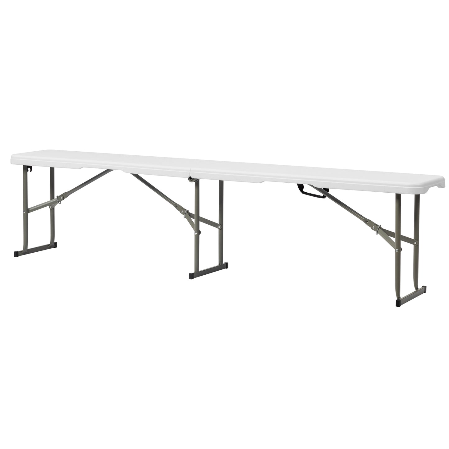 6-Foot Portable Folding Bench - Lightweight, Stain Resistant