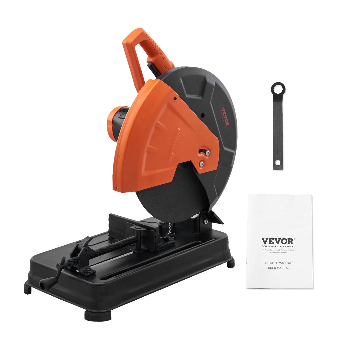 14 Inch Abrasive Chop Saw 355mm Blade Steel Metal Cut Off Machine 0-45° Adjustable Angle