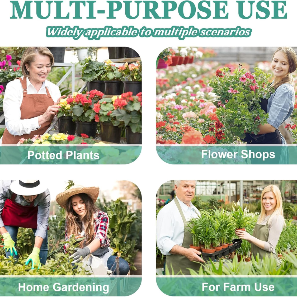 8PCS Reusable Plant Stem Support Stakes for Indoor Plants
