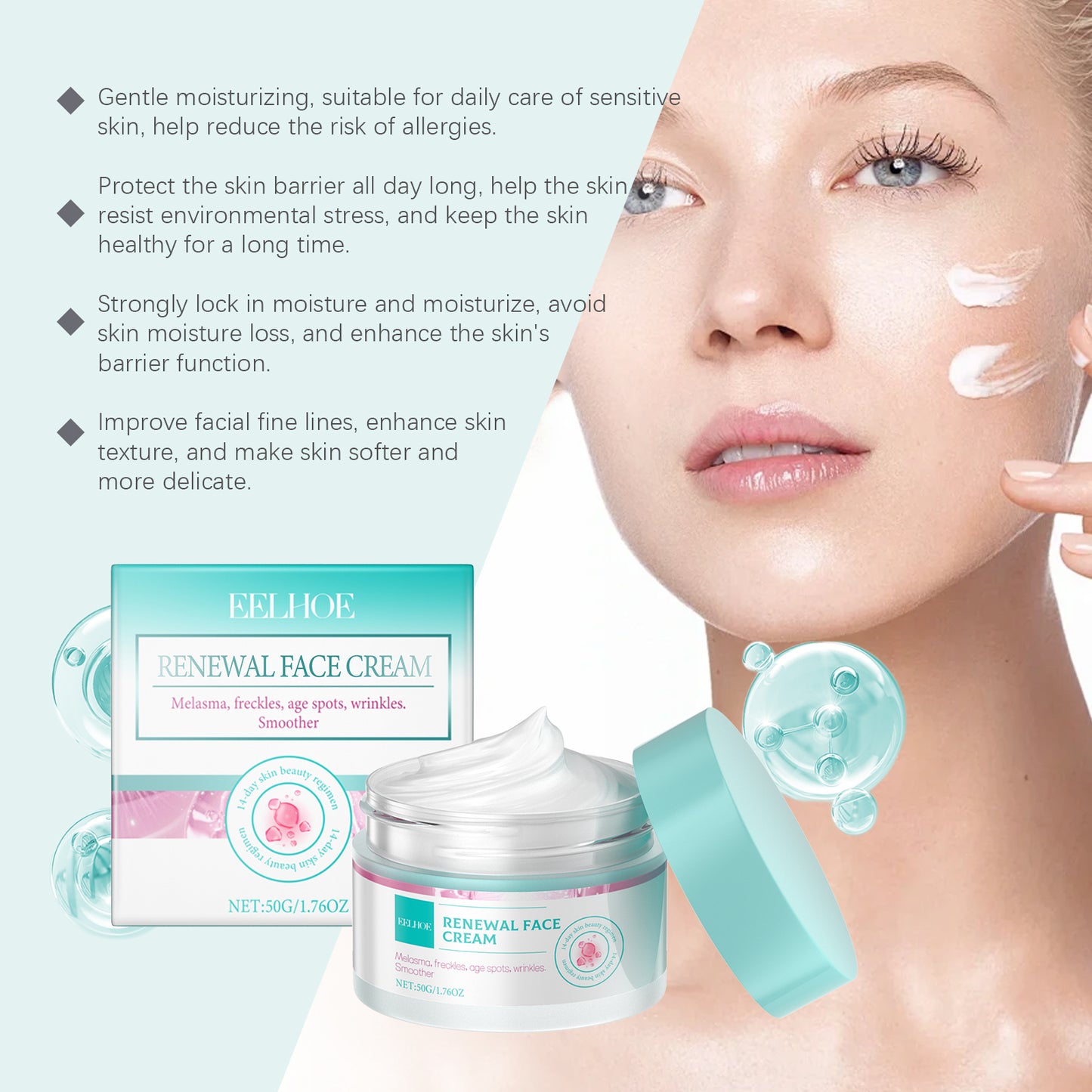 Radiant Nourishing Facial Cream - Moisturizing & Skin Smoothing Formula
