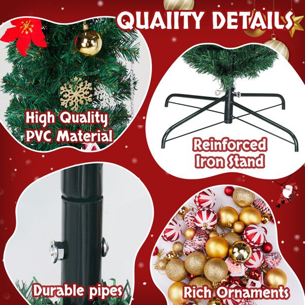 PVC Christmas Arch Decoration - 240x40x265cm