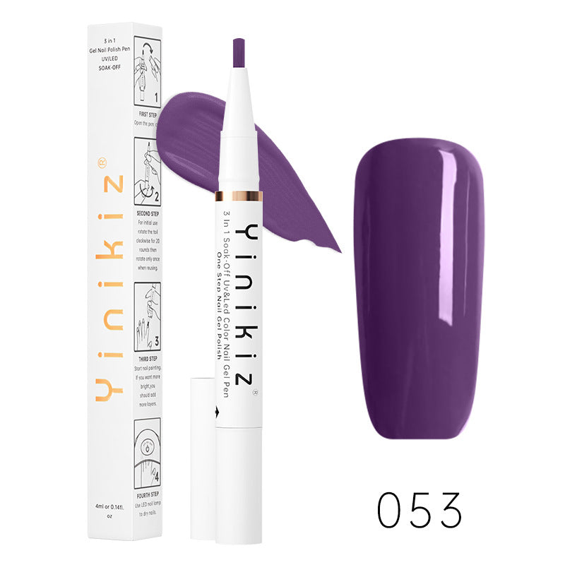 One-Step UV Nail Polish Pen - Fast, Convenient Manicure Gel, 4ml
