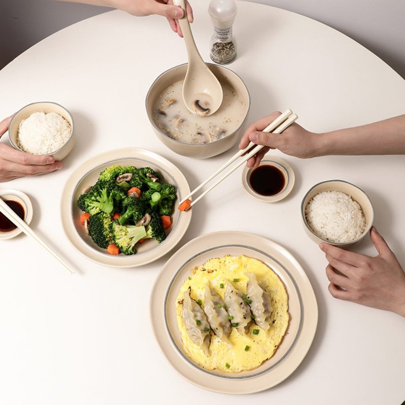 Luxury Household Tableware Set - Irregular Shape Ceramic Dinnerware