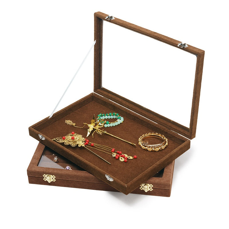Jewelry Storage Box with Multiple Compartments for Rings, Necklaces & Bracelets