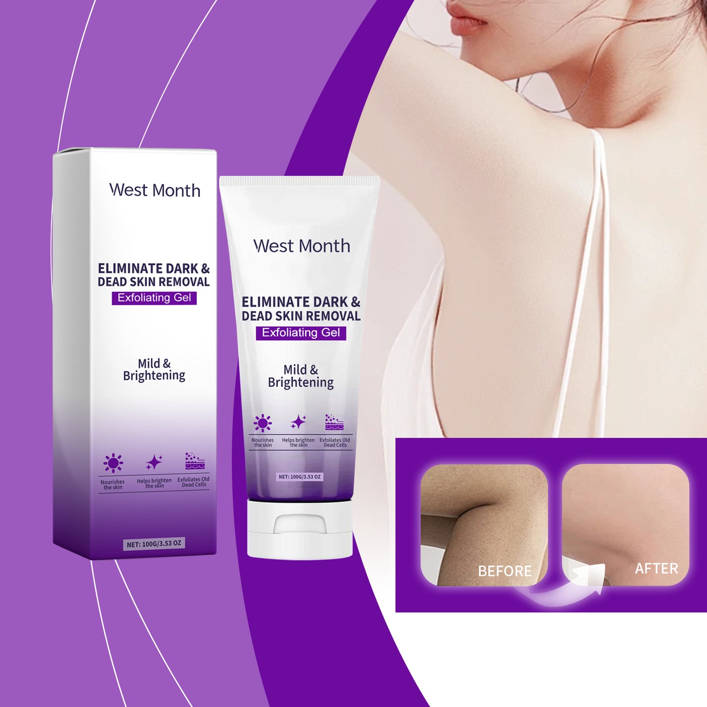 Exfoliating Body Gel with Salicylic Acid & Kojic Acid - Brightening Care