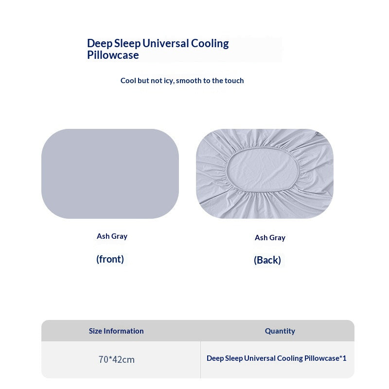 Summer Memory Foam Pillow Covers Ice-Cold Cooling Cushion Protectors