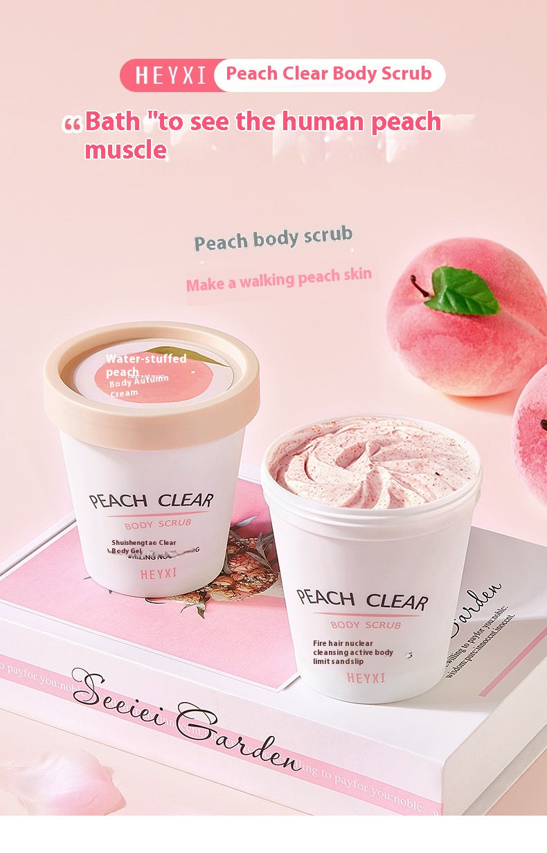 Peach Moisturizing Body Scrub Cream - 200g Hydrating Exfoliator