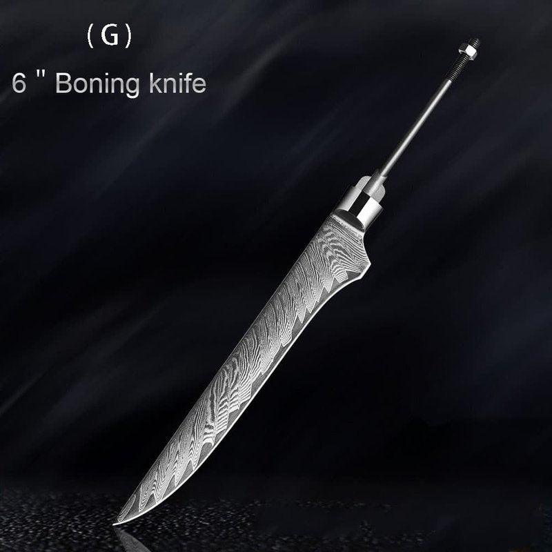 High Hardness Damascus Kitchen Knife - Multiple Sizes and Styles