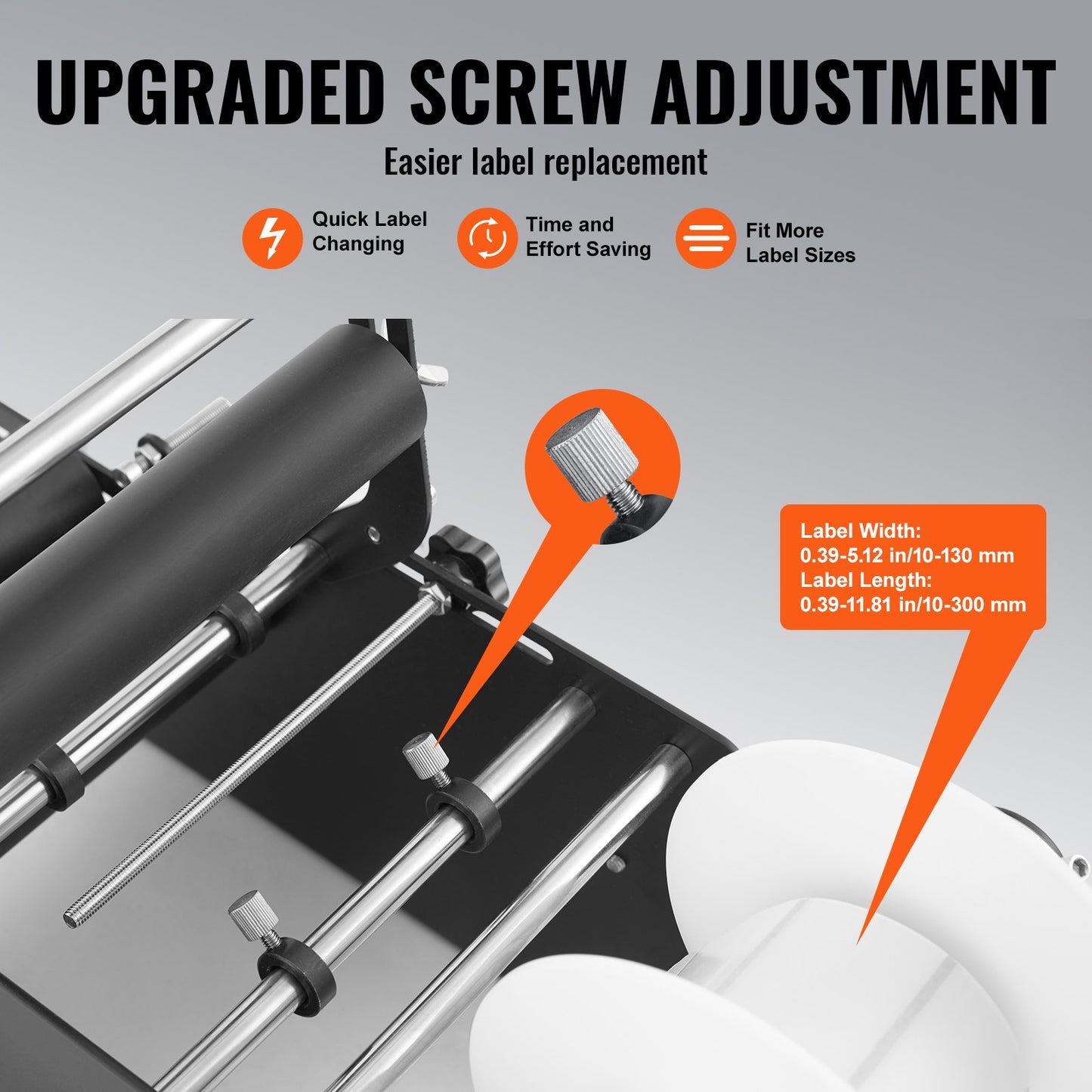 Manual Round Bottle Labeling Machine - Adjustable, Fast Application for 0.78-4.72 Inch Bottles