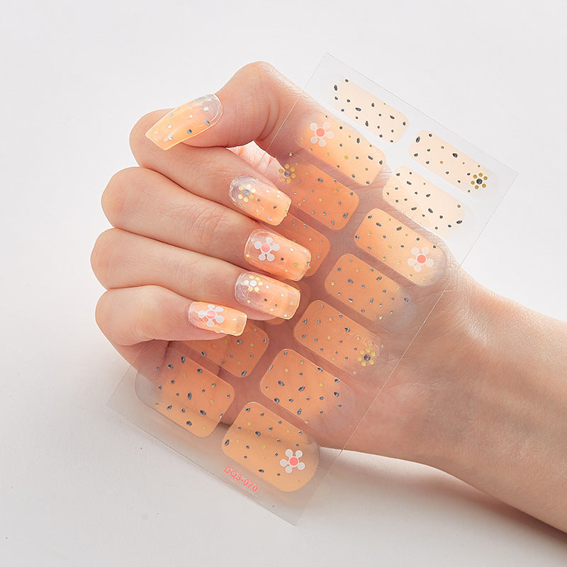 Laser Nail Polish Film Stickers Butterfly Pattern Nail Art Decals
