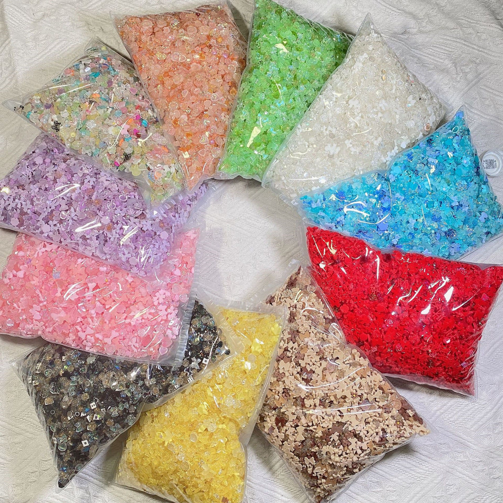 Manicure Jewelry Kit with Rhinestone Ornaments - Nail Art Accessories