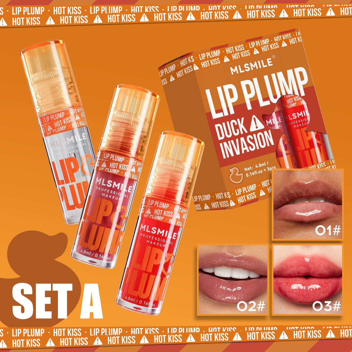 Moisturizing Lip Oil Gloss - Clear Lip Care Lipstick Serum with Repair & Discoloration Benefits