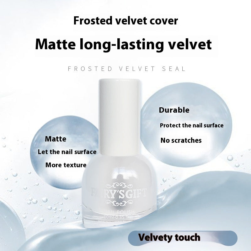 Durable Nail Polish - Waterproof, Quick-Drying, Frosted & Matte Styles