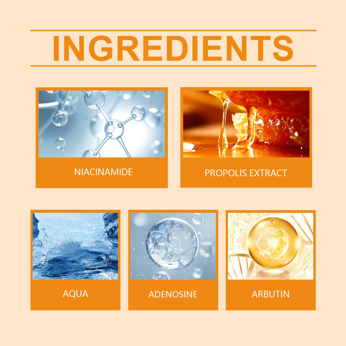 Propolis Facial Serum with Adenosine & Nicotinamide - 30ml