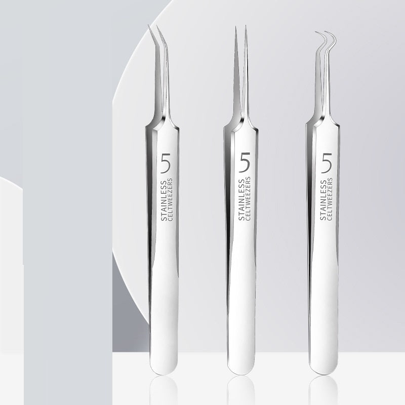 Stainless Steel Tweezers for Blackhead & Splinter Removal