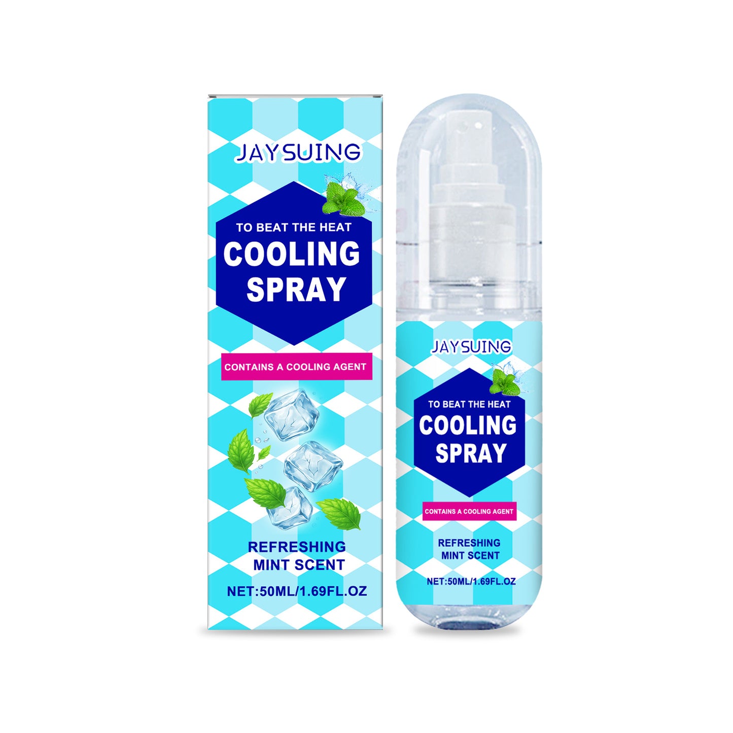 Portable Summer Body Spray - Cool Refreshing Spray for Outdoor Use 50ml