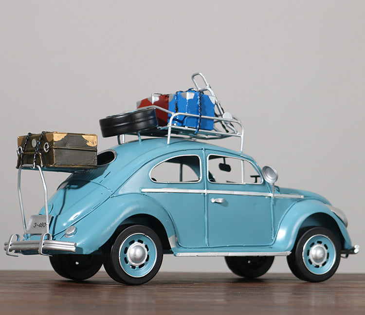 Retro Iron Car Model Decoration - Classic Vehicle Home & Garden Prop