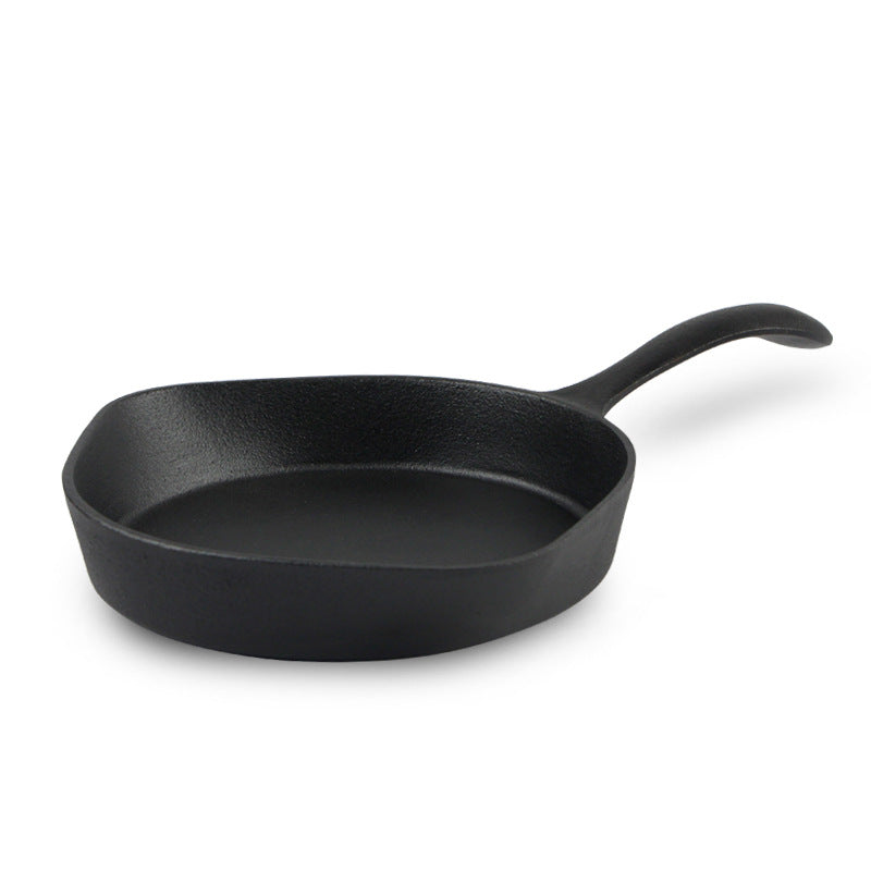 Japanese Style Cast Iron Mini Frying Pan 20cm for Eggs & Meat