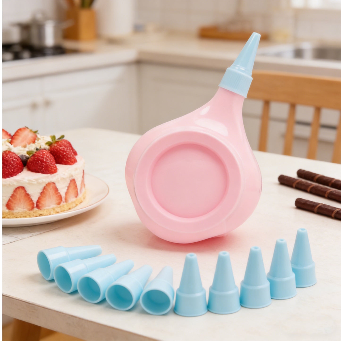 Cupcake Decorating Icing Tips - Piping Nozzles Set