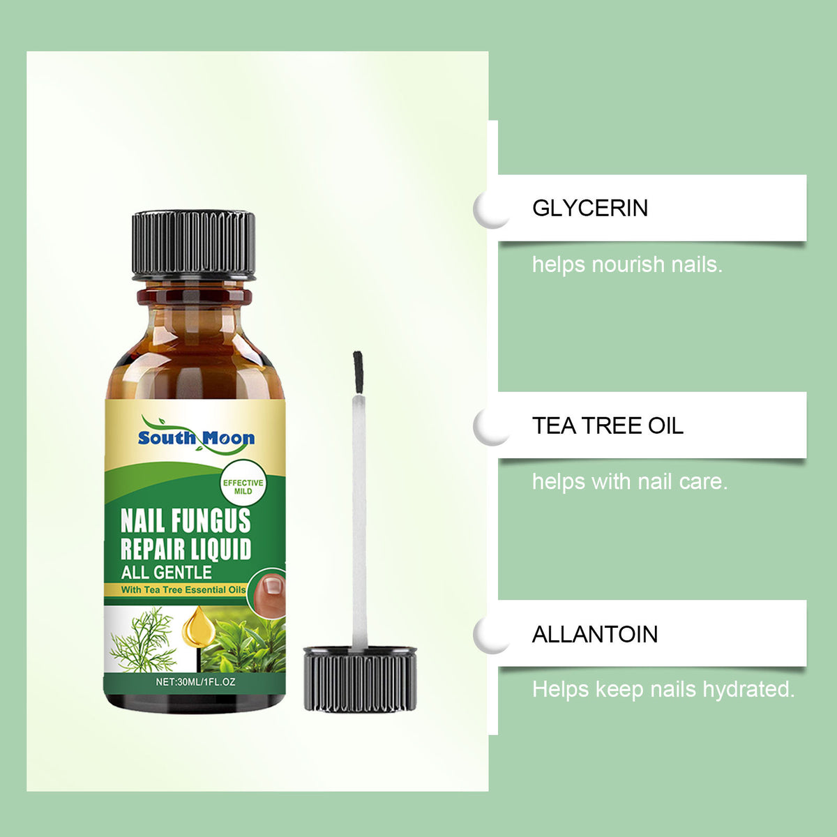 Nail Care Solution Moisturizing And Gentle