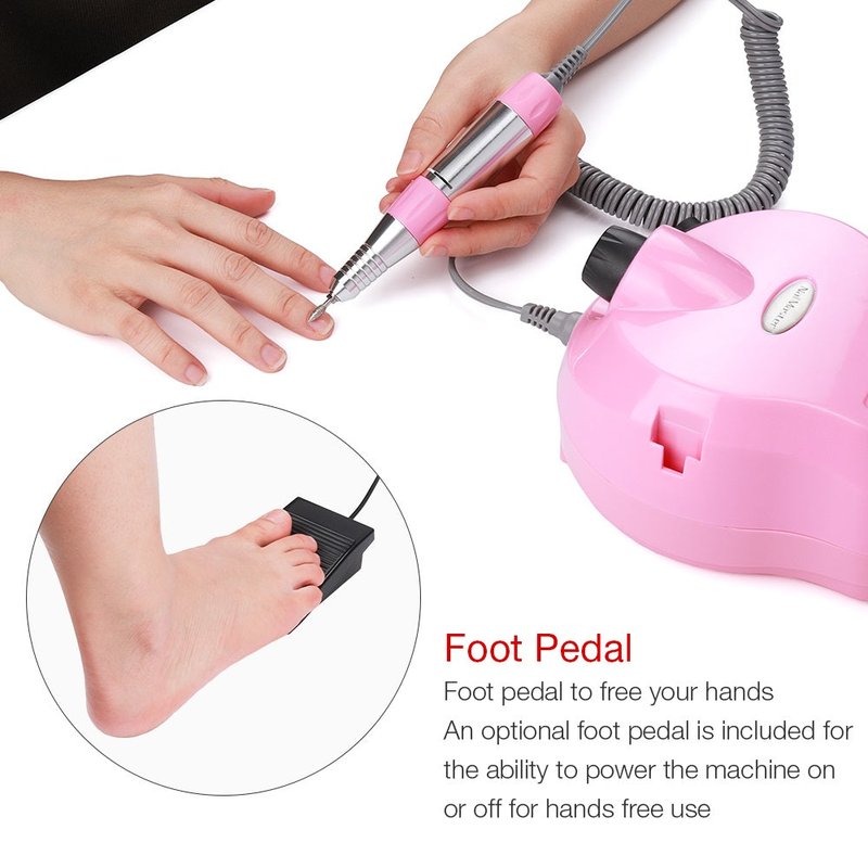 Electric Nail Drill Machine - 35000 RPM Professional Manicure