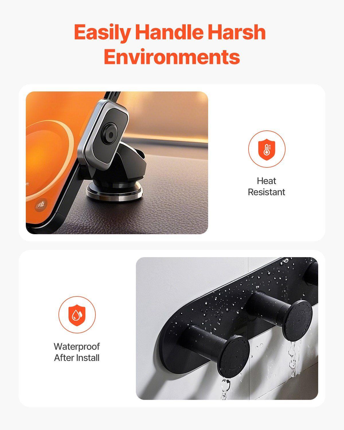 Double-Sided Tape - Waterproof & Heat-Resistant Adhesive for DIY